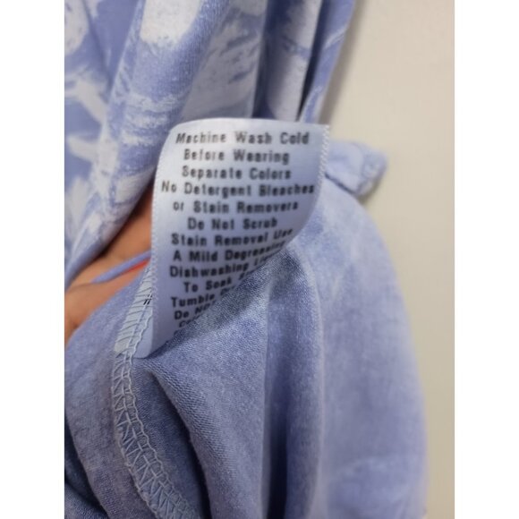 Fresh Produce Womens Babydoll Dress Small Purple Floral Sleeveless Beach Resort - Picture 8 of 10